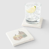 秋パンプキンマーブルトリベット ストーンコースター (横)