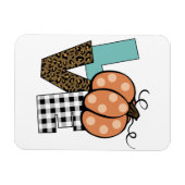 秋パンプキンラブ マグネット (横)