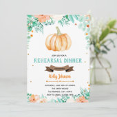 秋パンプキンリハーサルディナーパーティの招待状 招待状 (スタンド正面)
