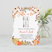 秋パンプキンリハーサルディナー招待状 招待状 (スタンド正面)