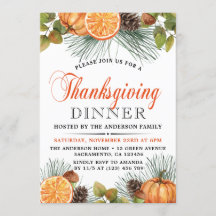 秋パンプキン感謝祭素朴ディナー