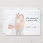 秋パンプキン結婚サンフラワーズサンキューカード サンキューカード (裏面)