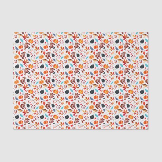 秋パンプキン葉& 薄葉紙 (正面)