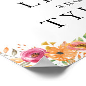 秋パンプキ結婚ンスの歓迎ポスター ポスター (角)