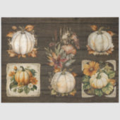 秋パンプキ離れンズダーク素朴ウッドデクページ 薄葉紙 (正面)