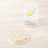 秋パンプキ離れン素朴ホリディサンクスギビング コースター (側面)