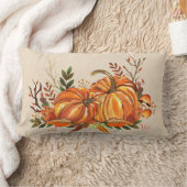 秋パンプキ離れン ランバークッション (ブランケット)