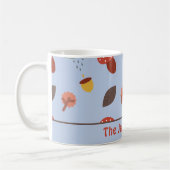 秋パーソナライズされたのコーヒーマグ コーヒーマグカップ (左)