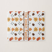 秋パーソナライズされたのジグソーパズル ジグソーパズル (横)