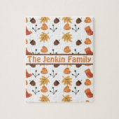 秋パーソナライズされたのジグソーパズル ジグソーパズル (縦)