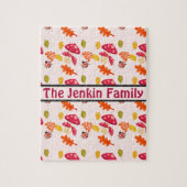 秋パーソナライズされたのジグソーパズル ジグソーパズル (縦)