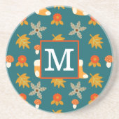 秋パーソナライズされたコースター コースター (正面)