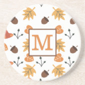 秋パーソナライズされたコースター コースター (正面)