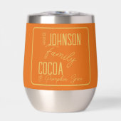 秋パーソナライズされたファミリーパンプキンスパイス (正面)