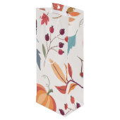 秋パーソナライズされたプリントワイン抱き枕 ワインギフトバッグ (裏面アングル)