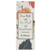 秋パーソナライズされたプリントワイン抱き枕 ワインギフトバッグ (正面)