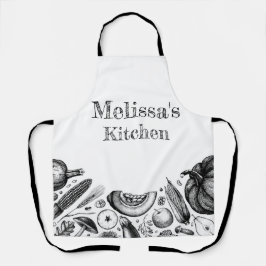 秋パーソナライズされた収穫 エプロン