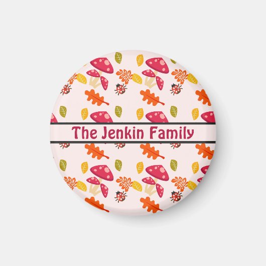 秋パーソナライズされた磁石 マグネット (正面)