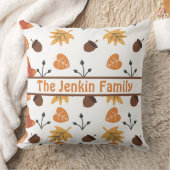 秋パーソナライズされた装飾用クッション クッション (ブランケット)
