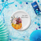 秋パーティーカボチャ秋秋紙プレート ペーパープレート (パーティー)