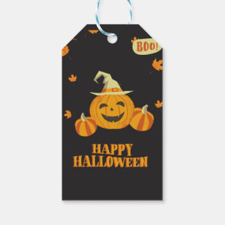 秋パーティーハロウィンカボチャ ギフトタグ