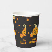 秋パーティーハロウィンカボチャ 紙コップ (右)