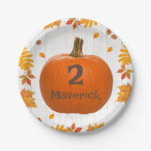 秋パーティープレート – パンプキン