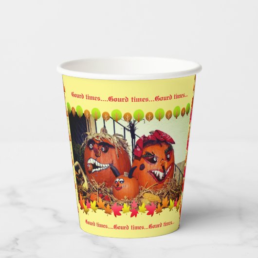 秋パーティー 紙コップ (裏面)