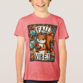 秋ビブ8 トライブレンドＴシャツ (正面)