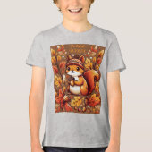 秋ビブ9 トライブレンドＴシャツ (正面)