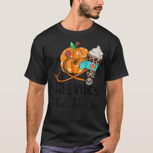 秋ビベスとそのCnaナースライフナース秋 Tシャツ (正面)