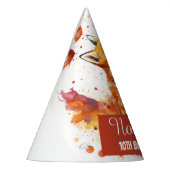 秋ビベスキツネ – バースデーパーティーハット パーティーハット (左)