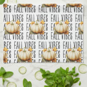 秋ビベスパンプキン | 秋 キッチンタオル (折り畳み)