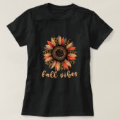 秋ビベスボホサンフラワーオータムメンズ Tシャツ (デザイン正面)