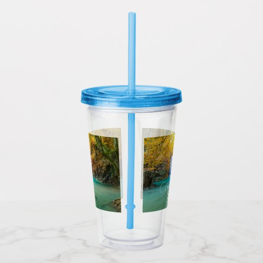 秋ビューオブエラワンウォーターフォールタイ アクリルタンブラー (右)