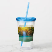秋ビューオブエラワンウォーターフォールタイ アクリルタンブラー (裏面)