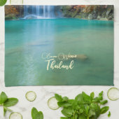 秋ビューオブエラワンウォーターフォールタイ キッチンタオル (折り畳み)