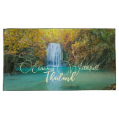 秋ビューオブエラワンウォーターフォールタイ 枕カバー (正面右)