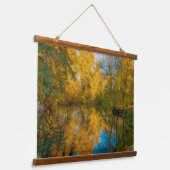 秋ビューオーバーアサイルリドゥロワールバレーフランス 吊り下げ型タペストリー (傾斜あり)