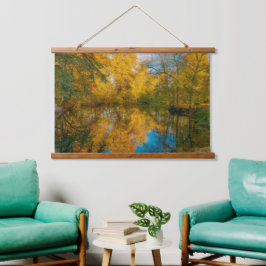 秋ビューオーバーアサイルリドゥロワールバレーフランス 吊り下げ型タペストリー