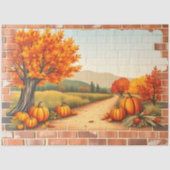 秋ビューティフルモダンハッピーサンクスギビング 薄葉紙 (正面)