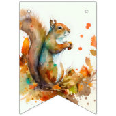 秋ビーズウォーターカラーリス – 誕生日 バンティングフラッグ (第1の旗)