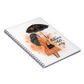 秋ビーズオンリー秋ファッションガール ノートブック (右側)