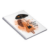 秋ビーズオンリー秋ファッションガール ノートブック (右側)