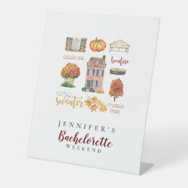 秋ビーズオータム素朴バチェロレッテ 台座サイン