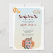 秋ビーズオータム素朴バチェロレッテ 招待状 (正面)