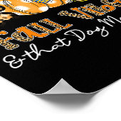 秋ビーブとその犬の母ライフドッグポーパンプキンF ポスター (角)