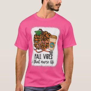 秋ビーブザナースライフナース秋シーズンオータム Tシャツ