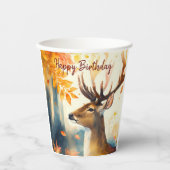 秋ビーブシカ – 誕生日 紙コップ (正面)
