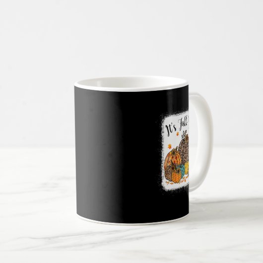 秋ビーブスit's秋ヤールヒョウかぼちゃ秋 コーヒーマグカップ (正面右)